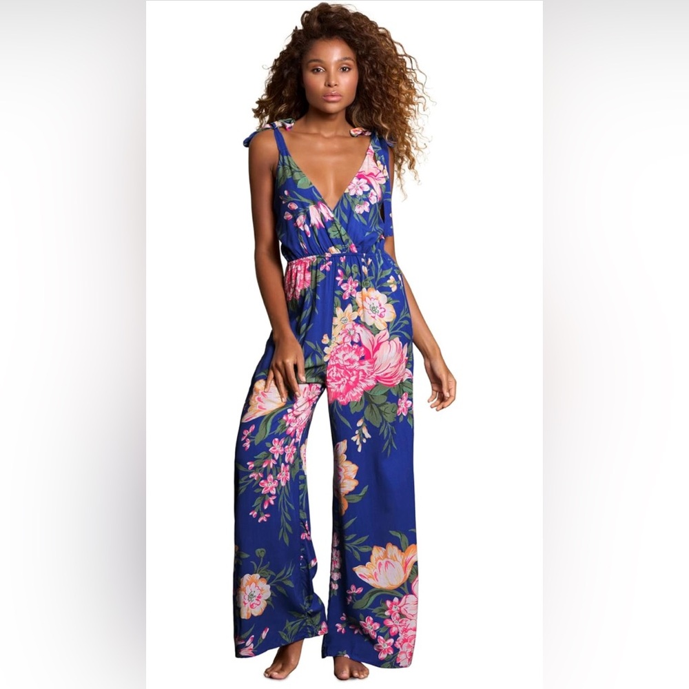 Maaji Kennedy Jumpsuit in Floralia, Size Large, $126